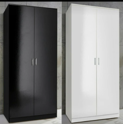 Modern 2 Door Wardrobe for Bedroom – Bobby Design
