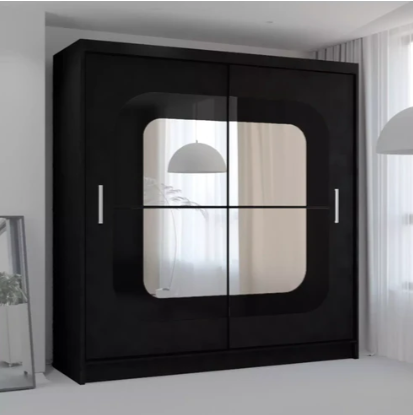 Chelsea Sliding Mirror Wardrobe – Elegant Double Door Design for Bedrooms