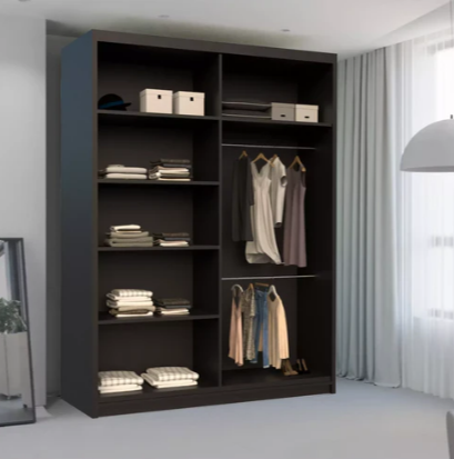 Chelsea Sliding Mirror Wardrobe – Elegant Double Door Design for Bedrooms