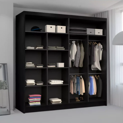 Chelsea Sliding Mirror Wardrobe – Elegant Double Door Design for Bedrooms