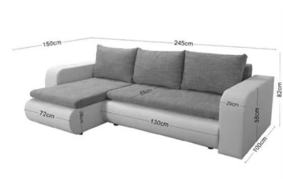 Berlin Universal Corner Sofa Bed with Storage – UK’s Best-Selling Modern Sofa Bed