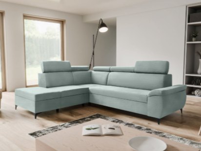 Arctic L-Shaped Corner Sofa Bed – Stylish Comfort with Smart Hidden Storage