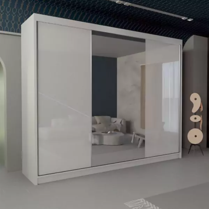 VIKAS HIGH GLOSS WARDROBE 120cm/150cm/200cm/250cm