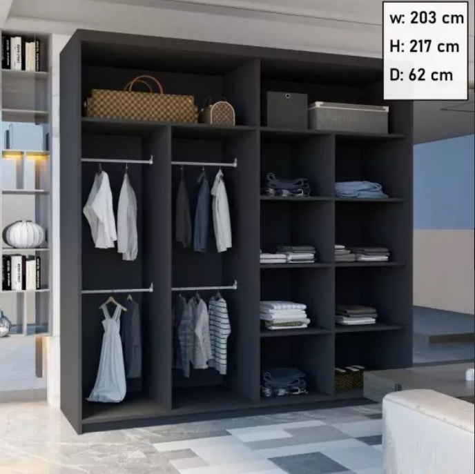 ANDORRA SLIDING WARDROBE 150cm/203cm