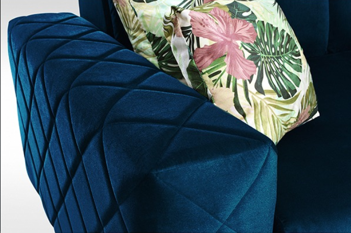 BORYS BLUE SOFA BED LARGE