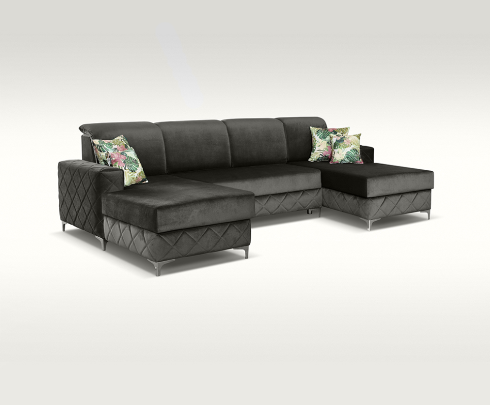 BORYS GREY SOFA BED LARGE