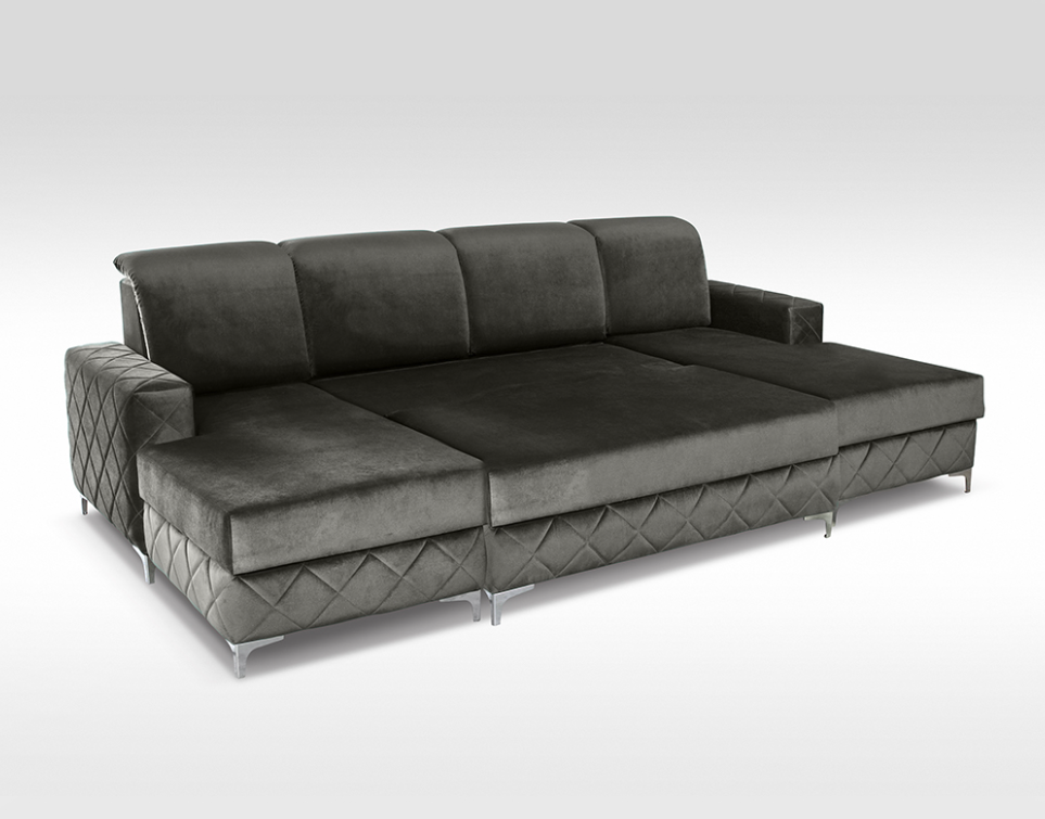 BORYS GREY SOFA BED LARGE