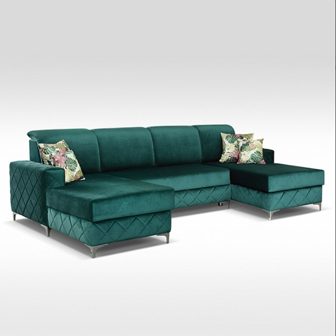 BORYS GREEN SOFA BED LARGE