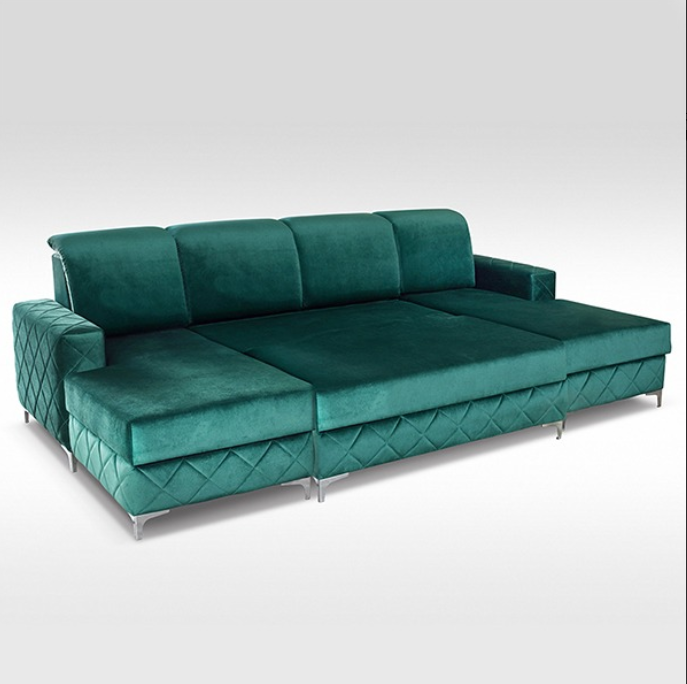 BORYS GREEN SOFA BED LARGE