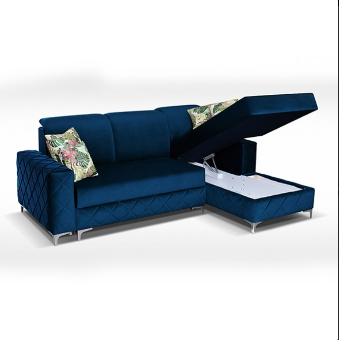 BORYS BLUE SOFA BED SMALL