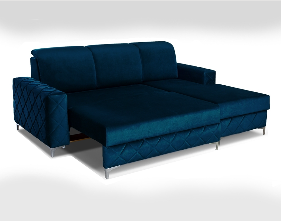 BORYS BLUE SOFA BED SMALL