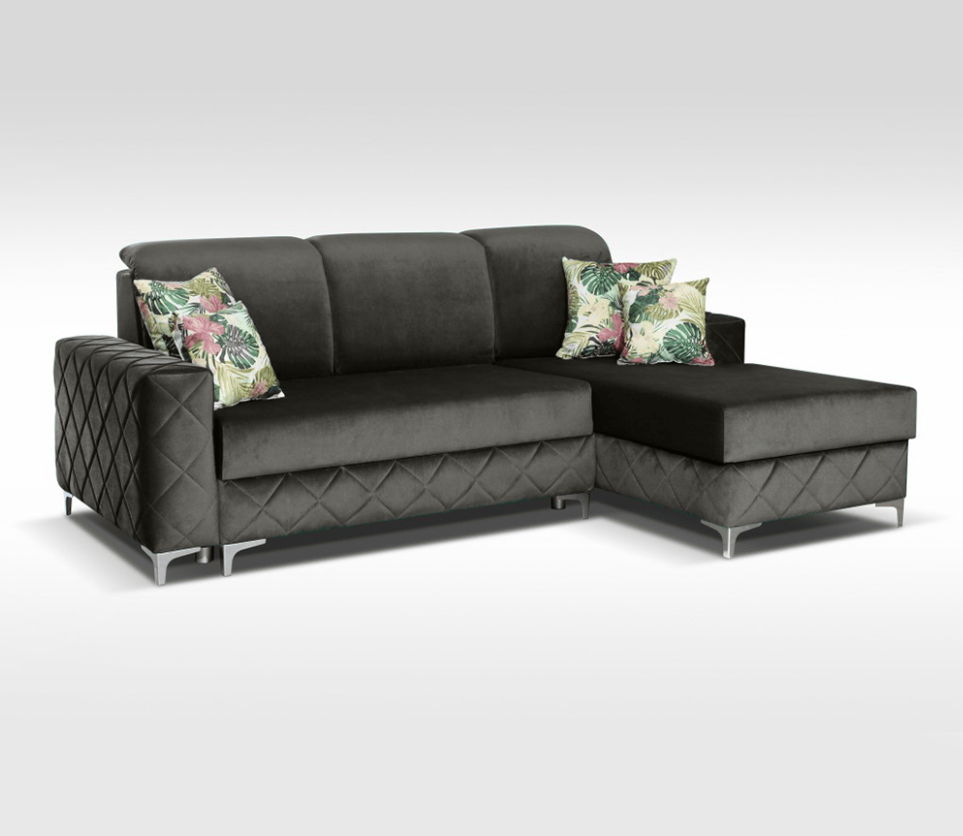 BORYS GREY SOFA BED SMALL