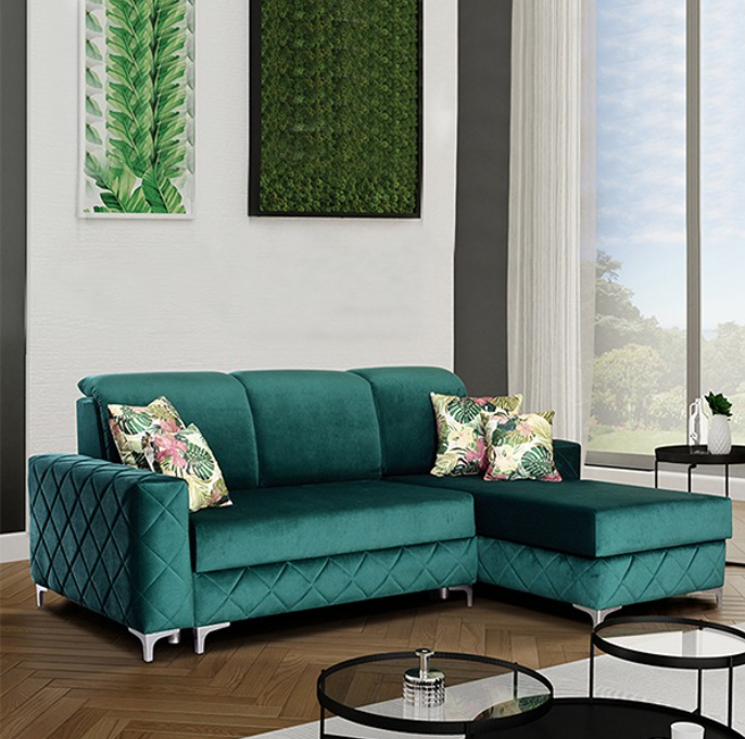 BORYS GREEN SOFA BED SMALL