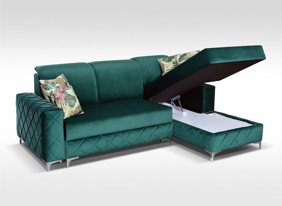 BORYS GREEN SOFA BED SMALL