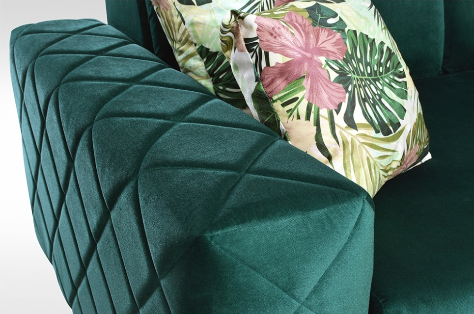 BORYS GREEN SOFA BED SMALL