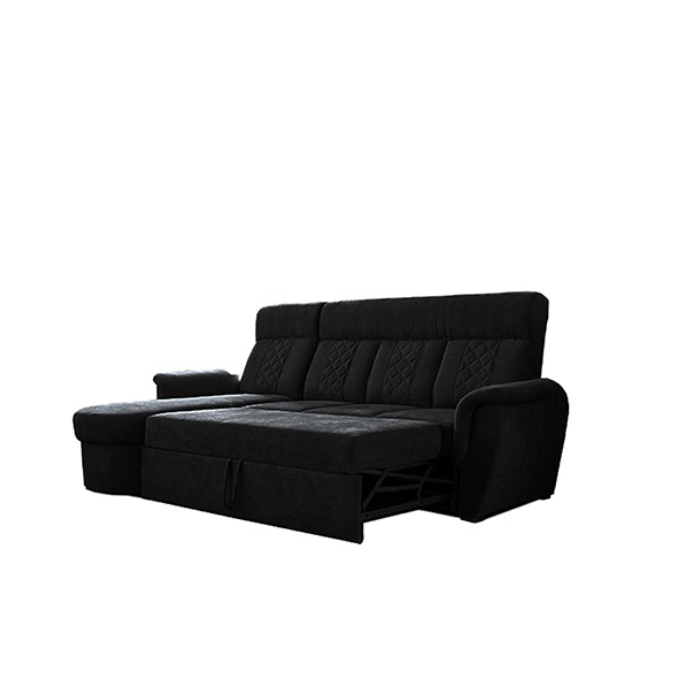 SELLY BLACK SMALL SOFA BED