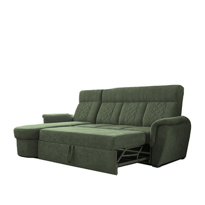 SELLY GREEN SMALL SOFA BED