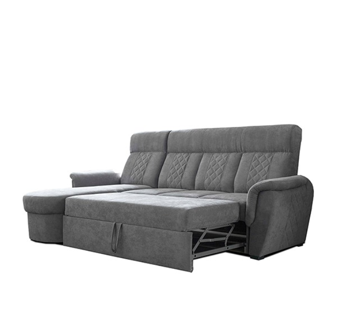 SELLY GREY SMALL SOFA BED