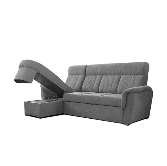 SELLY GREY SMALL SOFA BED
