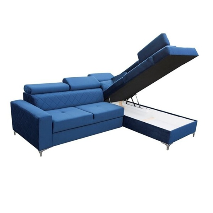 GLOSS CORNER SOFA BED
