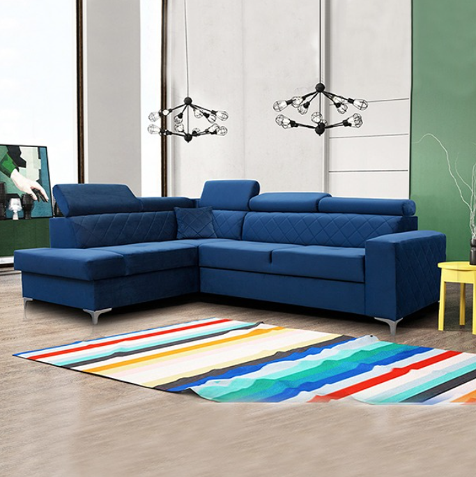 GLOSS CORNER SOFA BED