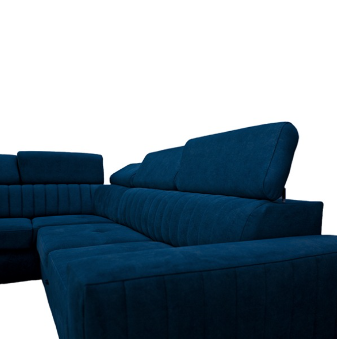 HOUSTON BLUE CORNER SOFA BED