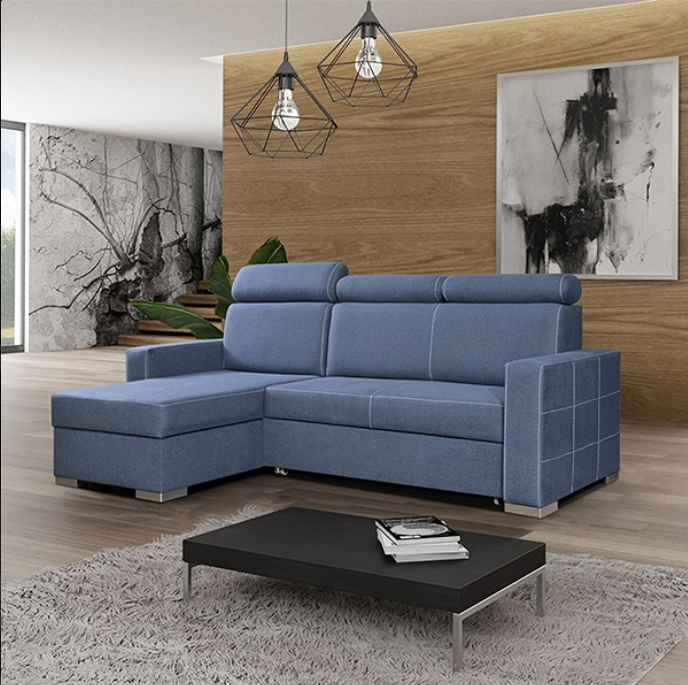 HOLLIE SOFA BED BLUE