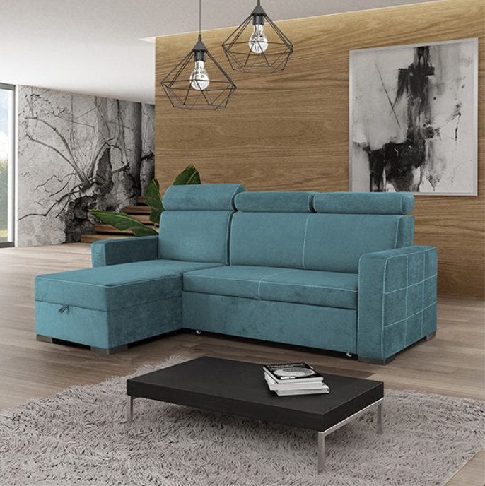 HOLLIE GREEN SOFA BED