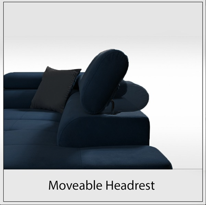 LIDO GREY CORNER SOFA BED