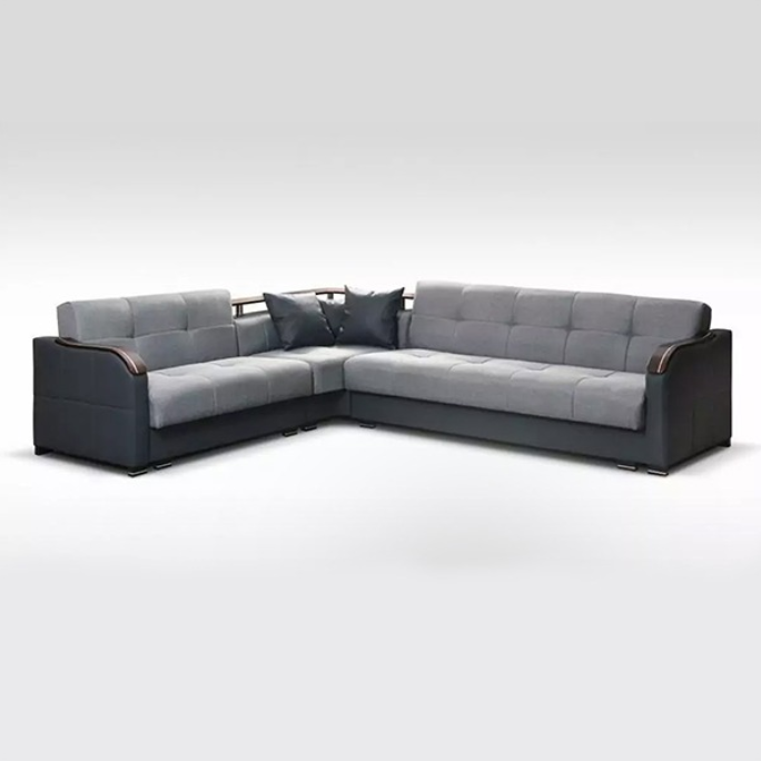 FUTURO GREY CORNER SOFA BED