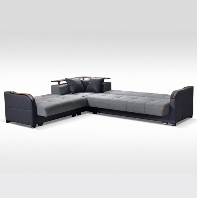 FUTURO GREY CORNER SOFA BED