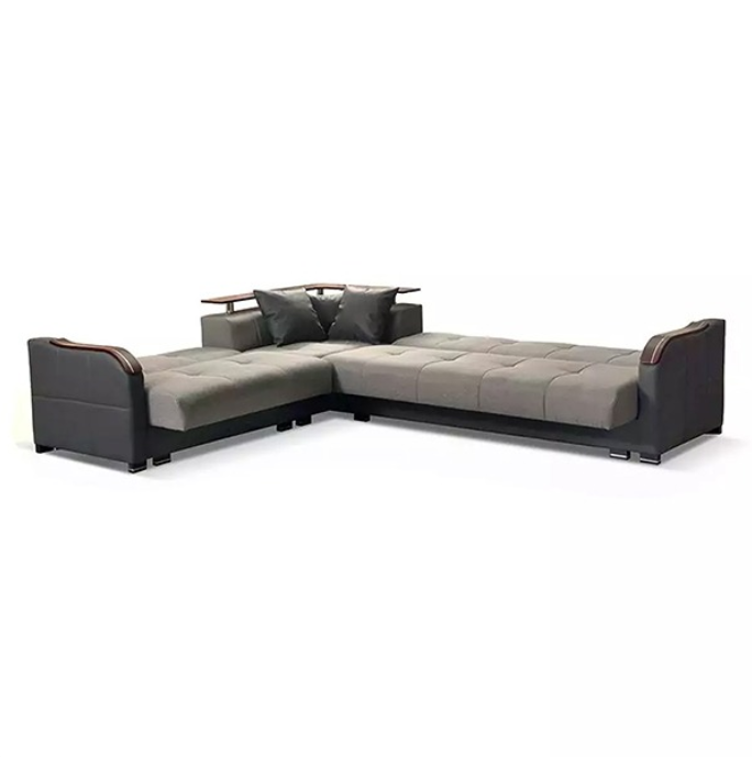 FUTURO BROWN CORNER SOFA BED