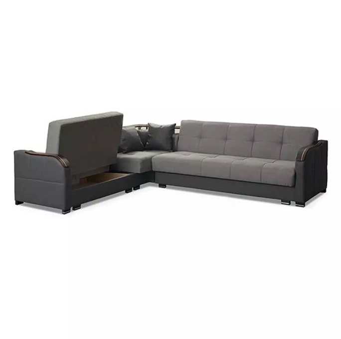 FUTURO BROWN CORNER SOFA BED