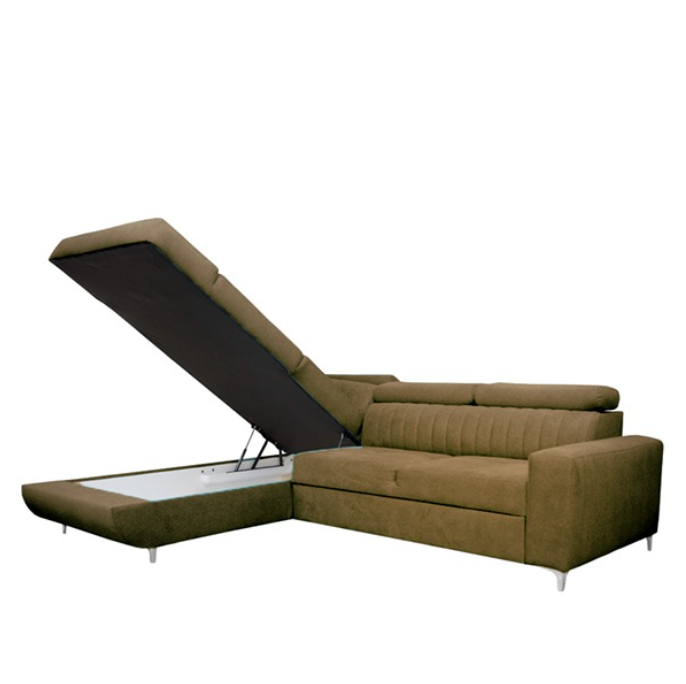 HOUSTON CAMEL CORNER SOFA BED
