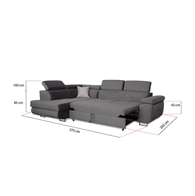 LAGUNA STEEL CORNER SOFA