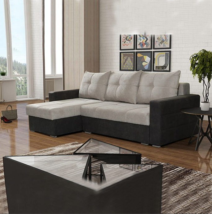 London L-Shape Sofa Bed