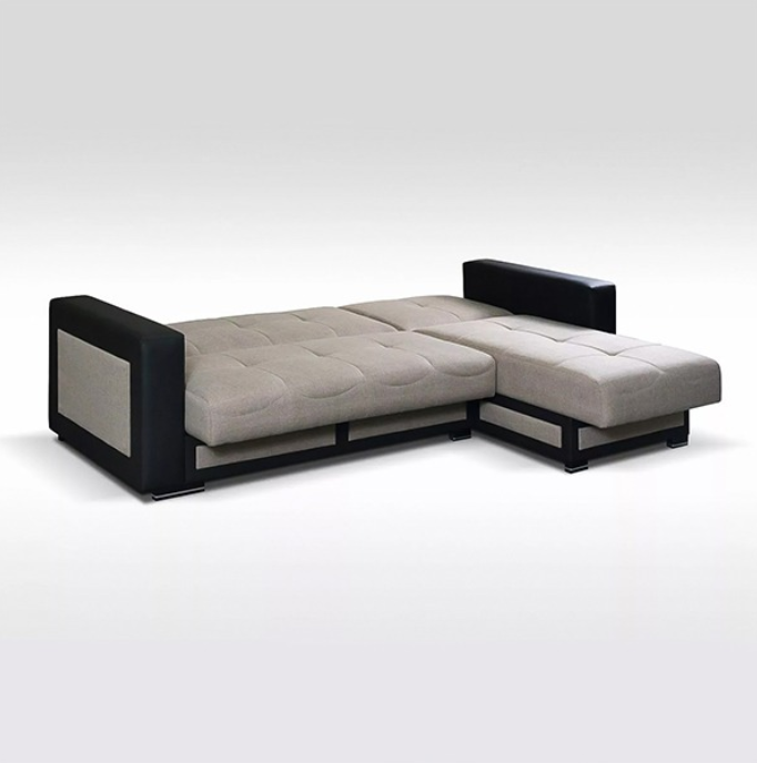 TINA CORNER SOFA BED GREY