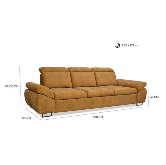 Selly 3 Seater Sofa