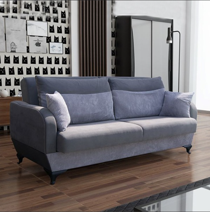 Stylish Soft Fabric Liwia Sofa Bed