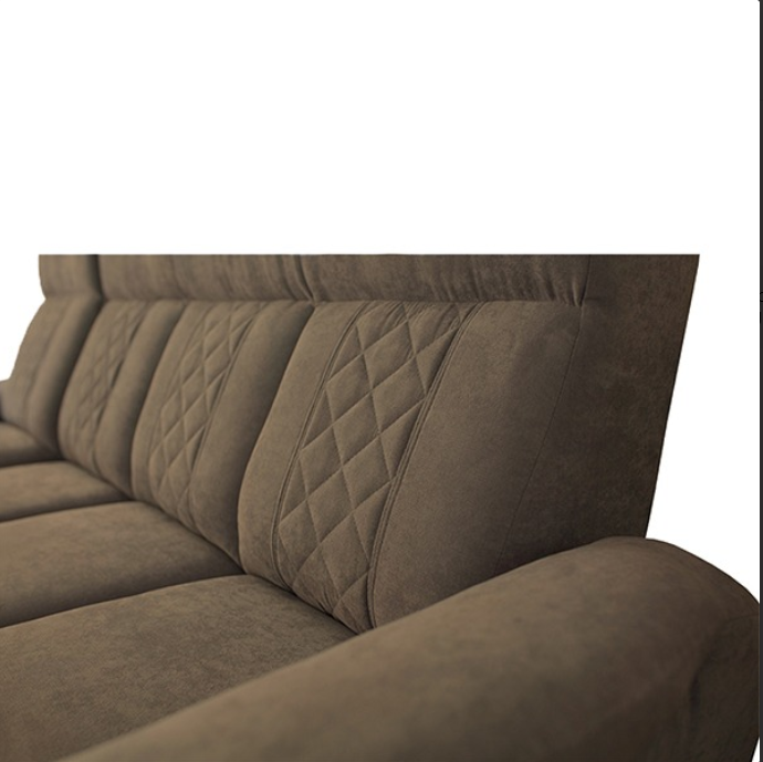 SELLY BROWN SMALL SOFA BED