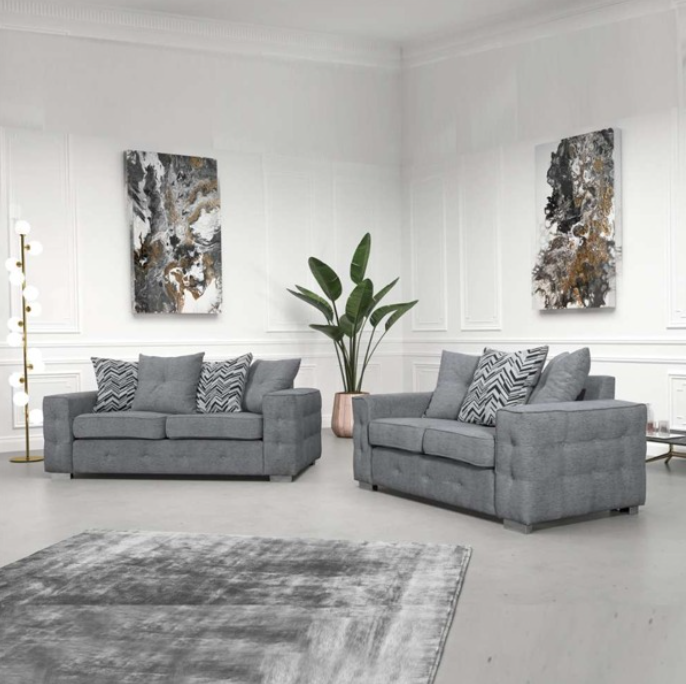 ERITH GREY SOFA SET