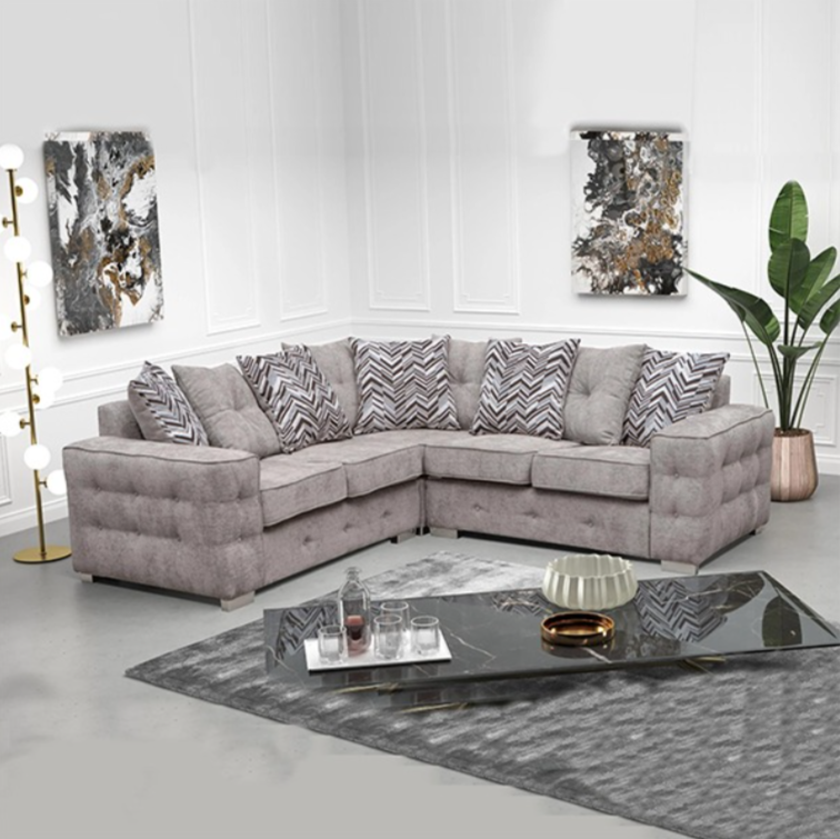 ERITH CREAM CORNER SOFA