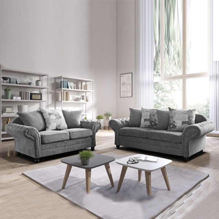 Hawaii 3+2 Seater Sofa Grey