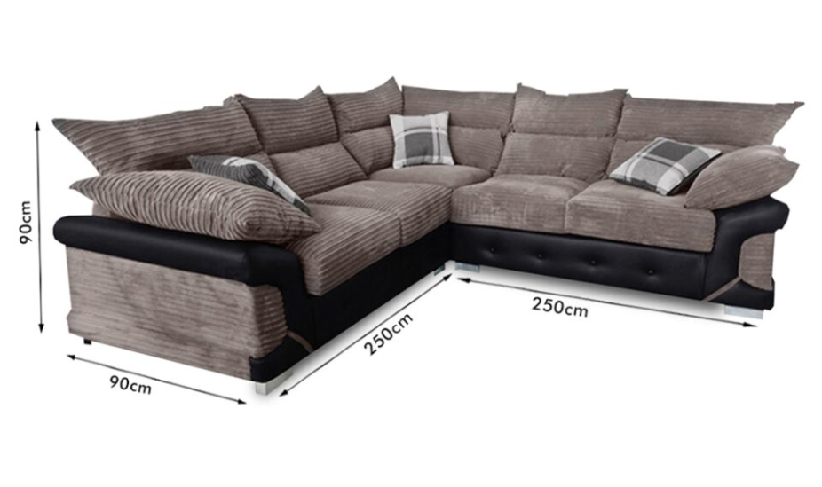 MARYLAND Corner Sofa  Brown