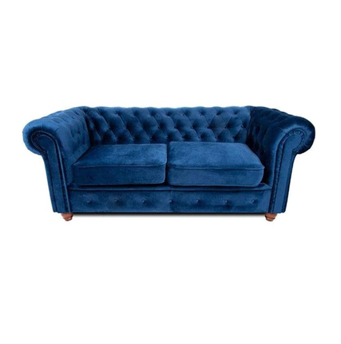 HERO CHESTERFIELD BLUE 3+2 SEATER SOFA