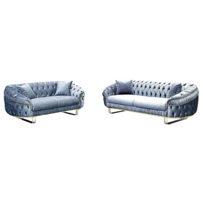 Camden Chesterfield Grey 3+2 Sofa Set