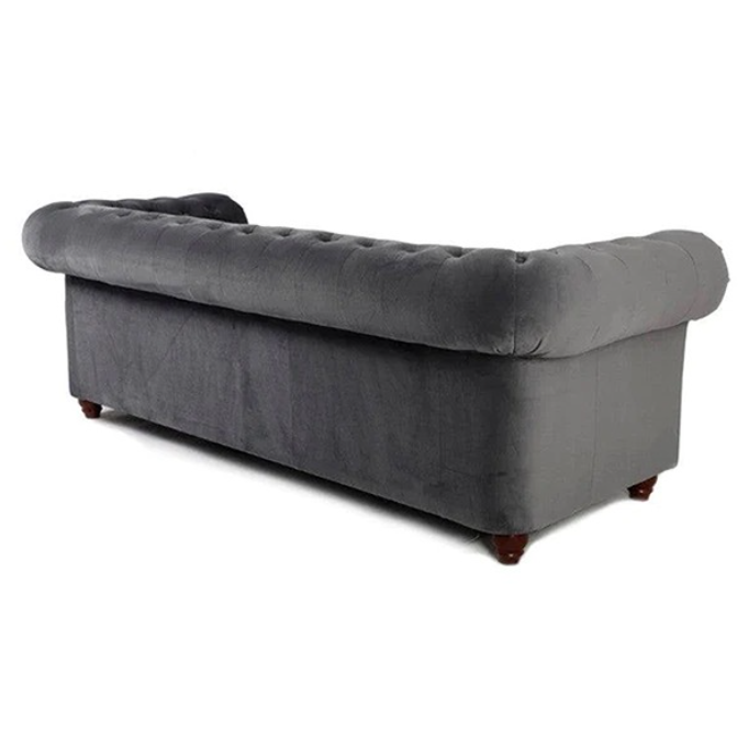 HERO CHESTERFIELD GREY 3+2 SOFA