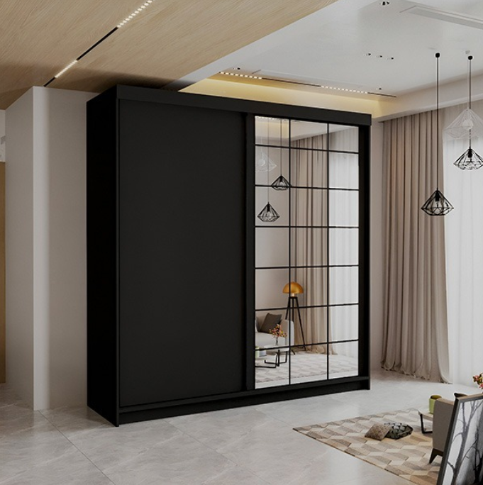 LATVIA VOTAN WHITE SLIDING WARDROBE 200/250cm