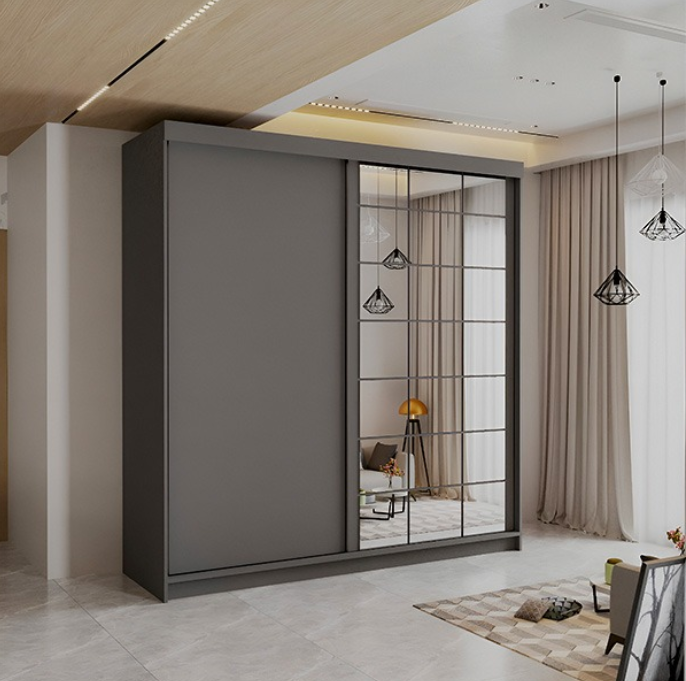 LATVIA VOTAN WHITE SLIDING WARDROBE 200/250cm